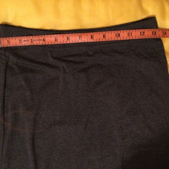 ⭐️🍎 Long Heather Grey Skirt with side slit by Mossimo - Picture 8 of 13
